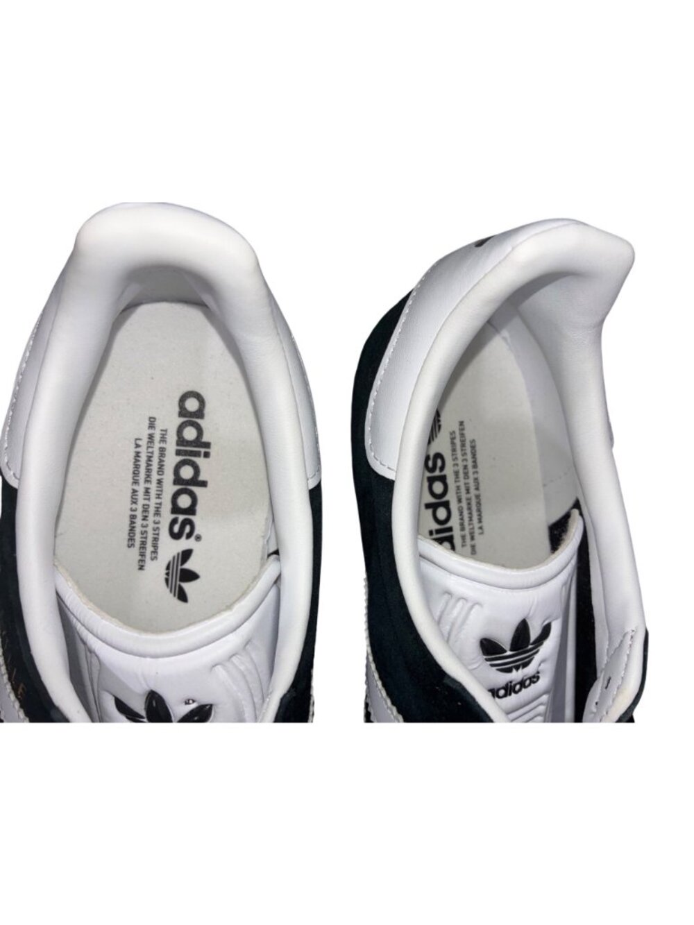 Adidas Originals Gazelle Mens Sneakers Black Suede Athletic Shoes Size 8.5 US - Picture 8 of 11